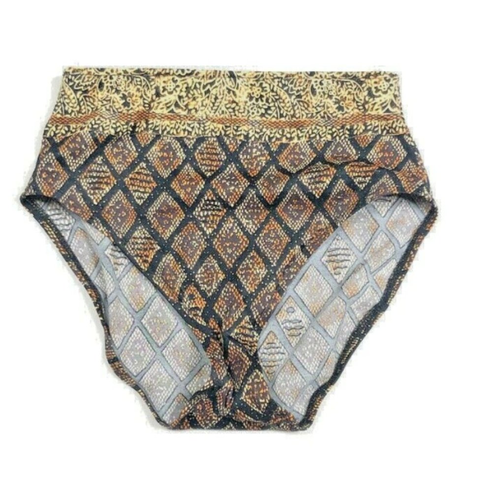 Vintage 80s Designer High-Waisted Bottoms Bikini
